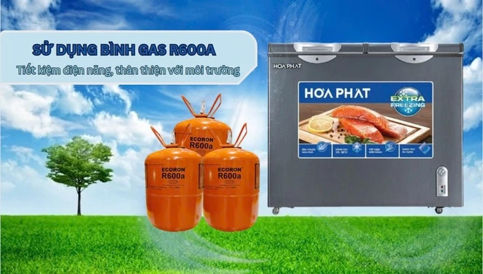 Tủ Đông Hòa Phát 205 Lít HCF 506 S2Đ2SH/ HPF BD6205G